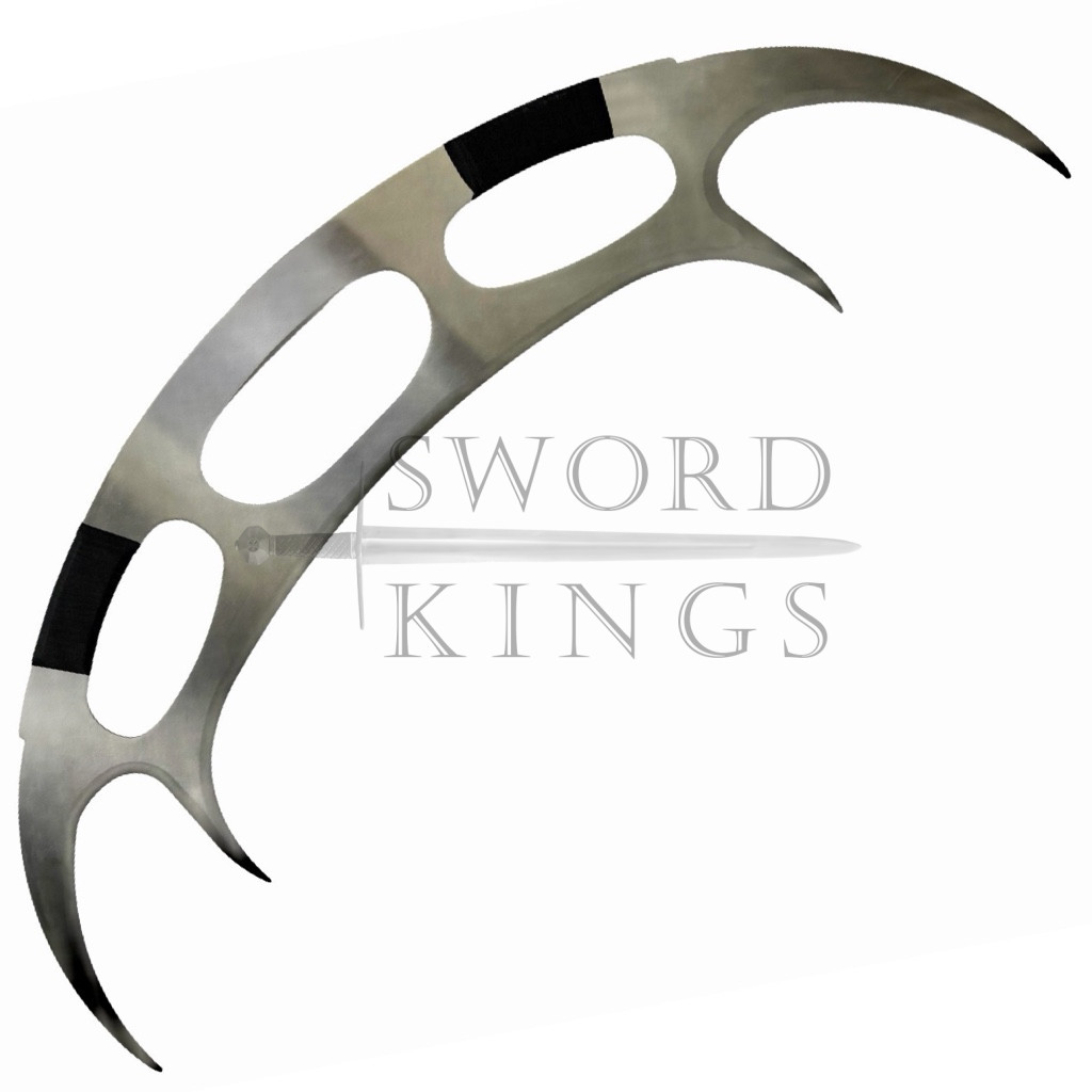 Deluxe Star Trek Metal Bat'leth with Decorative Plaque