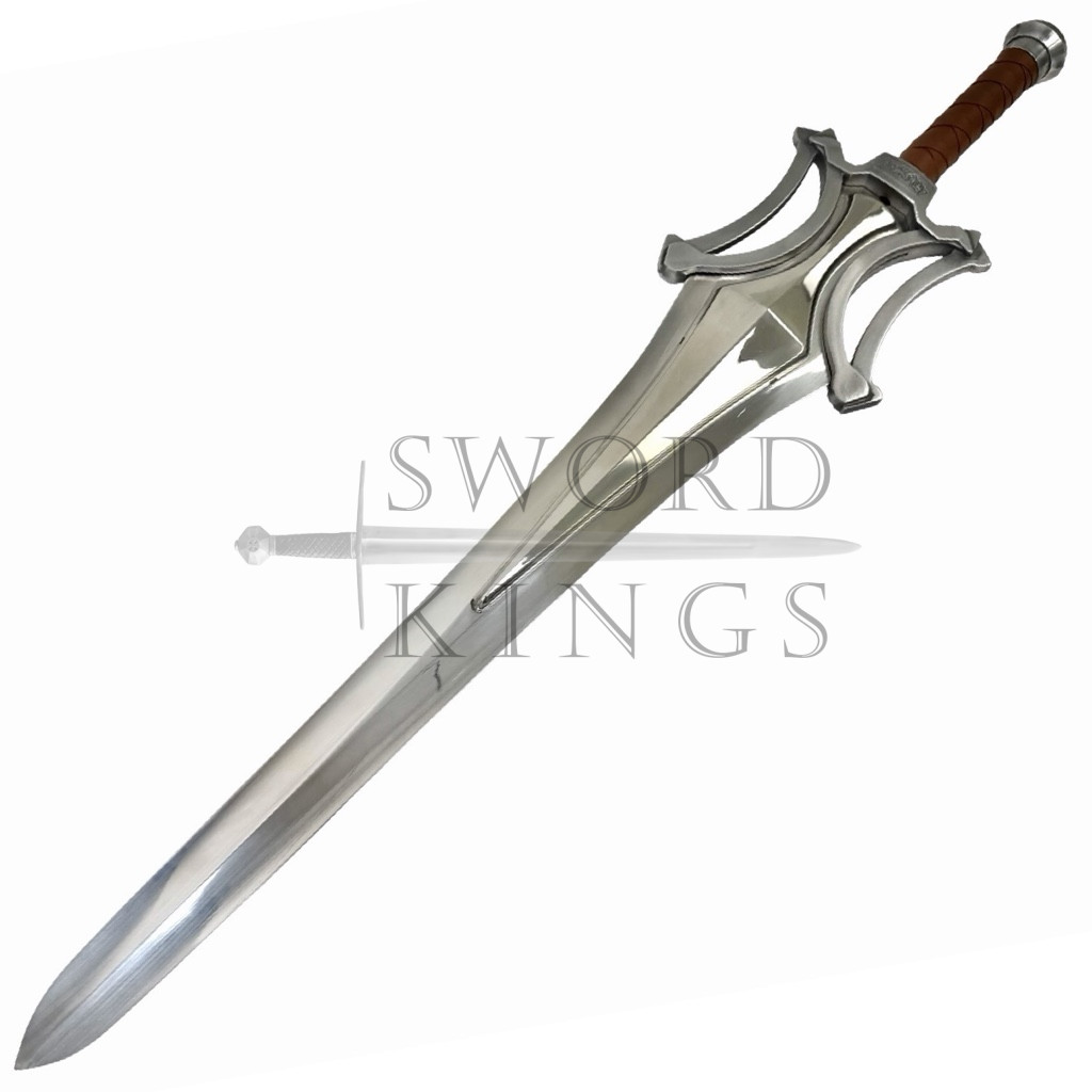 Deluxe Metal Power Sword Prince Adam He-Man Sword on Plaque - Image 4