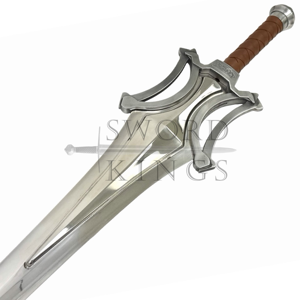 Deluxe Metal Power Sword Prince Adam He-Man Sword on Plaque - Image 6