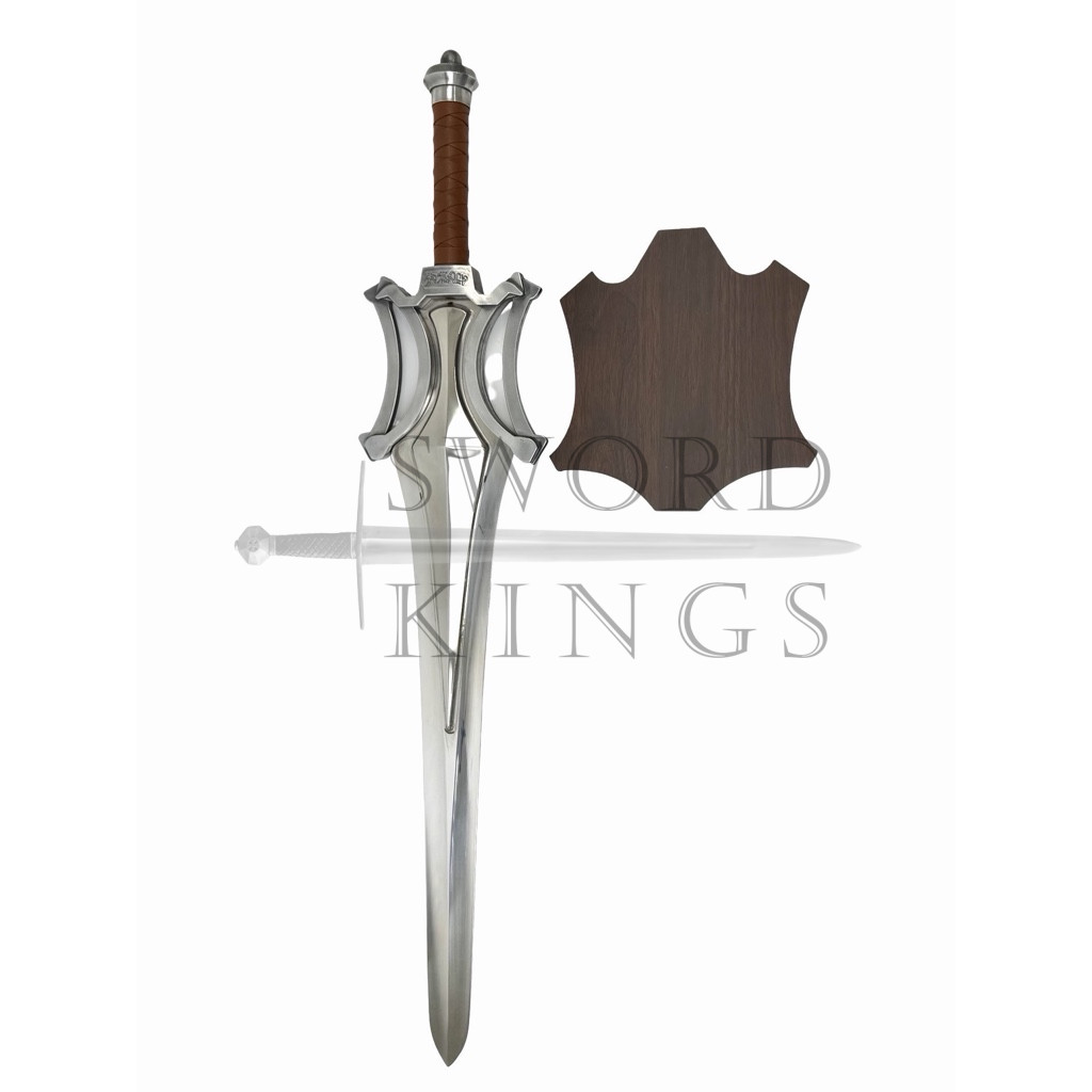 Deluxe Metal Power Sword Prince Adam He-Man Sword on Plaque - Image 2