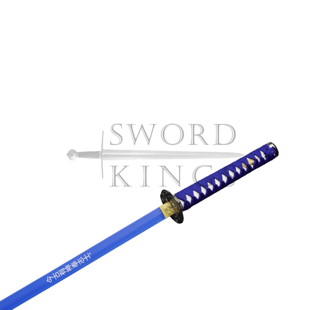 BLUE CARVED DRAGON STRAIGHT SWORD - Image 6