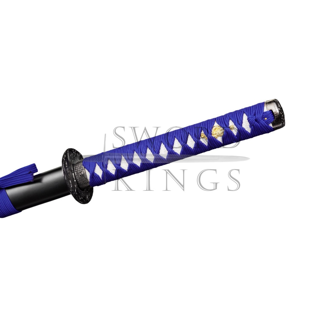 BLUE CARVED DRAGON STRAIGHT SWORD - Image 9