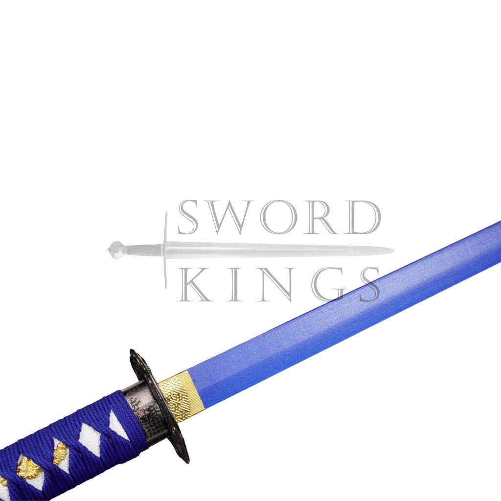 BLUE CARVED DRAGON STRAIGHT SWORD - Image 12
